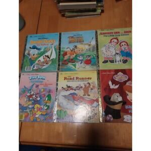 Disney Little Golden Books Lot Donald Duck Rescuers Down Under Sofia the First